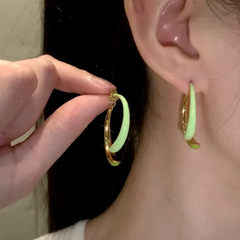 14K Gold-Plated Elegant Oil Drop Fishtail Earrings - elegant Fishtail Earrings