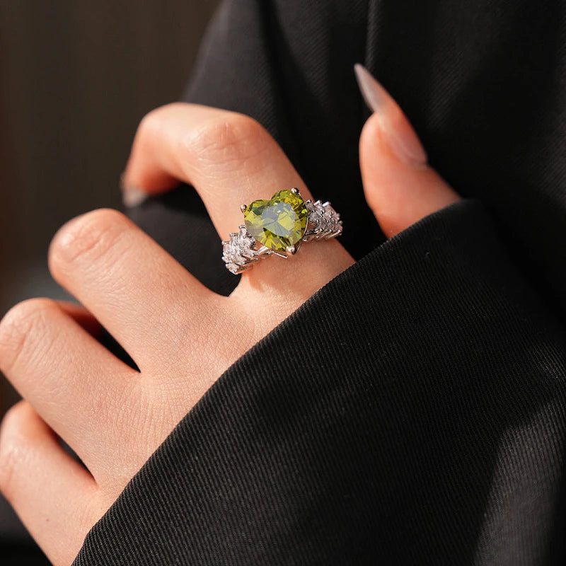 A beautiful gold heart ring for any occasion or everyday style