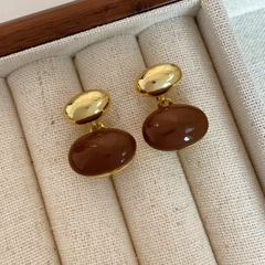 14K Gold-Plated Bean Earrings as the perfect accessory for a special occasion