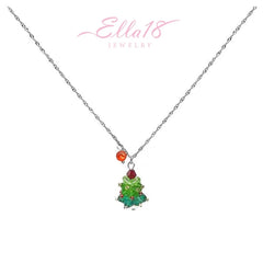 The perfect Christmas Tree Necklace for layering or wearing as a statement piece