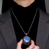 14K Gold-Plated Colorful Round Beads Sweater Necklace - beautiful Beaded Sweater Necklace