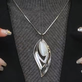 14K Gold-Plated Crystal Diamond-Studded Multi-Layer Leaf Sweater Chain Necklace - beautiful Leaf Sweater Necklace