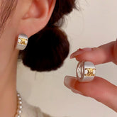 14K Gold-Plated Elegant Arc De Triomphe Earrings - elegant Arch Earrings