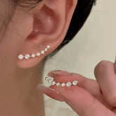 14K Gold-Plated Elegant Big Dipper Zircon Earrings - elegant Big Dipper Earrings