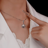 14K Gold-Plated Elegant Shell Pearl Necklace - beautiful Shell Pearl Necklace