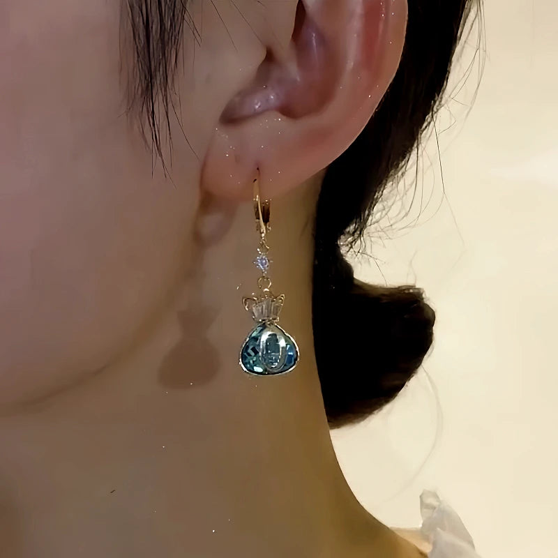 Perfect gold drop earrings for adding glamour to any outfit