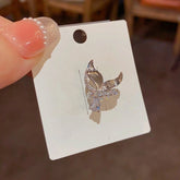 14K Gold-Plated Fishtail Ear Bone Clips ( 1 Pair ) - elegant Fishtail Ear Bone Clips