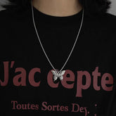 14K Gold-Plated Hollow Butterfly Necklaces - beautiful Hollow Butterfly Necklace