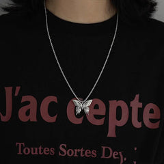 14K Gold-Plated Hollow Butterfly Necklaces - beautiful Hollow Butterfly Necklace