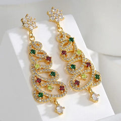 Perfect Christmas Tree Earrings for adding glamour to any outfit