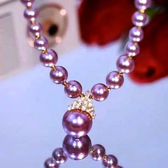 The perfect Purple Pearl Necklaces for layering or wearing as a statement piece