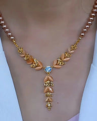 The perfect Wheat Tassel Necklace for layering or wearing as a statement piece