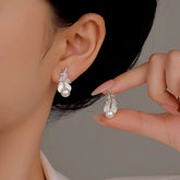 14K Gold-Plated Mother-Of-Pearl Earrings - elegant Mother-Of-Pearl Earrings