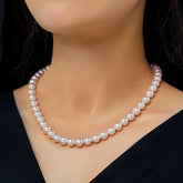 14K Gold-Plated Pearl Necklace - beautiful Pearl Necklace