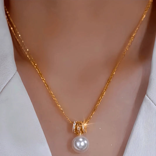 14K Gold-Plated Pendant Bead Earrings - beautiful Pendant Bead Earrings