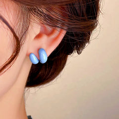 14K Gold-plated Double C Earrings - elegant Double C Earrings