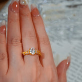 Celestial Starry Night Gold Ring | 14K Gold Plated - stunning Celestial Gold Ring