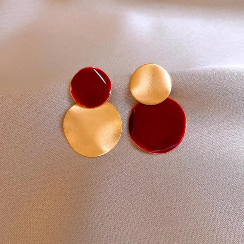 Perfect gold drop earrings for adding glamour to any outfit