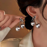 18K Gold-Plated Elegant Cherry Earrings - elegant Cherry Earrings