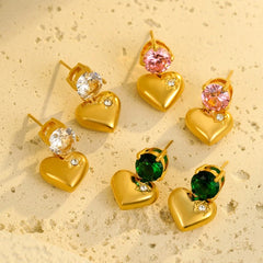 Styling the Heart Earrings for a chic and modern look