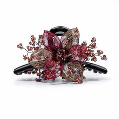 The versatile Copper Wire Flower Hair Clip, perfect for daily use or special occasions