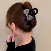 Elegant Diamond Bow Hair Clip - high quality Diamond Bow Hair Clip