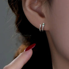 Close-up detail of the sparkling zircons and plating on the Butterfly Bracelet