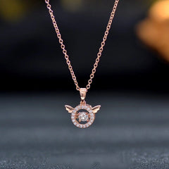The perfect Angel Wings Necklace for layering or wearing as a statement piece