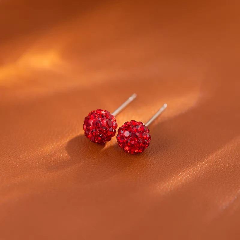 Sterling Silver Bling Diamond Ball Stud Earrings as the perfect accessory for a special occasion