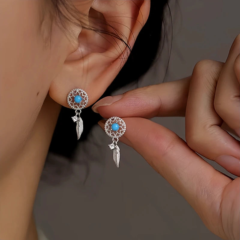 Perfect Blue Bead Earrings for adding glamour to any outfit