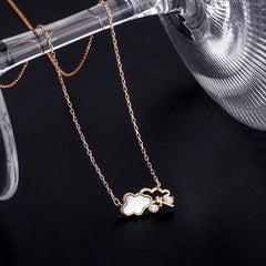 The perfect Cloud Rain Drop for layering or wearing as a statement piece