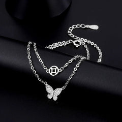 Close-up of the clasp and charm details on the Green Zircon Ring