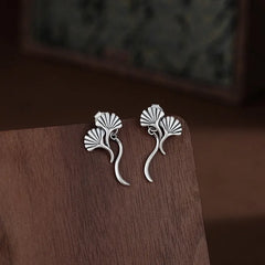 Close-up detail of the sparkling zircons and plating on the Brushed Hoop Earrings