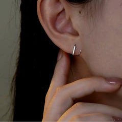 Close-up detail of the sparkling zircons and plating on the Hollow Heart Threaders