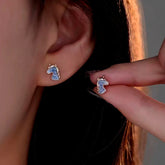 Sterling Silver Elegant Unicorn Studs - elegant Unicorn Studs