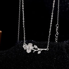 Close-up of the pendant and clasp on the Girl Necklace