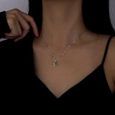 Sterling Silver Four-Leaf Clover Necklace - beautiful Clover Necklace