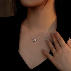 Close-up of the pendant and clasp on the Star Necklace