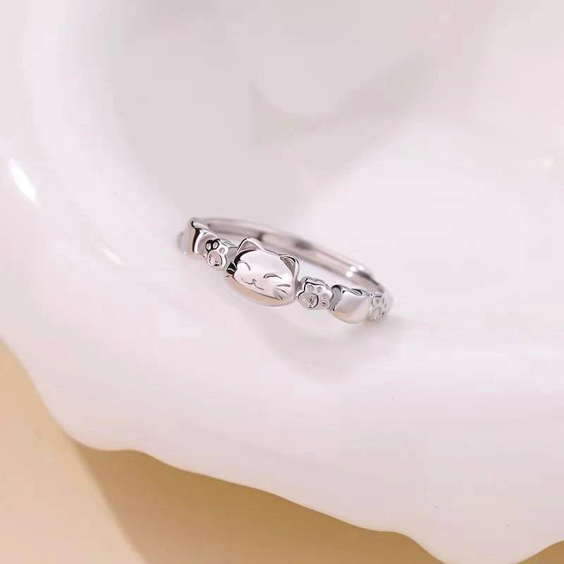 Close-up view of the gemstone and setting of the Puppy Stud Earrings