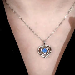 Sterling Silver Luxury Zircon Diamond Heart-Beat Necklace - beautiful Heartbeat Necklace