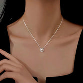 Sterling Silver Natural Pearl Necklace - beautiful Natural Pearl Necklace