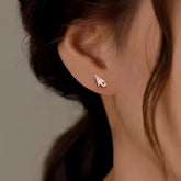 Sterling Silver Pink Small Umbrella Stud Earrings - elegant Umbrella Stud Earrings