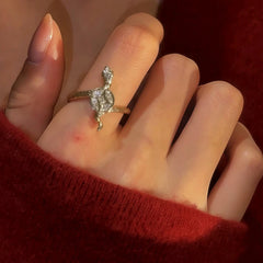 A beautiful Rotating Snake Ring for any occasion or everyday style
