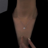 Sterling Silver Star And Moon Necklaces - beautiful Star and Moon Necklace