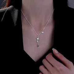 Close-up of the pendant and clasp on the Starfish Shell Necklace