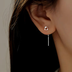 Close-up detail of the sparkling zircons and plating on the Simple Chain Threaders