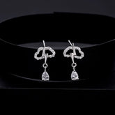 Sterling Silver Zircon Cloud Lightning Earrings - elegant Cloud Lightning Earrings