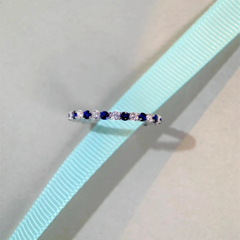 Angled shot showcasing the ring's sparkle