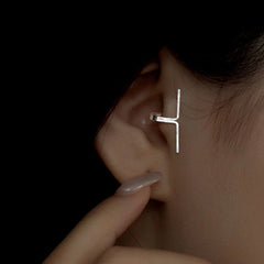 Sterling Silver Cross-Border Ear Clips ( 1 Pair ) - elegant Cross-Border Ear Clips