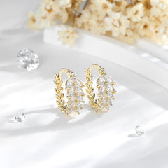 Exquisite, Versatile & Sparkling Wheat Earrings
